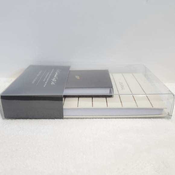 Gartner Studios Cream Gray Gold Bookcloth Journal 2 Piece Gift Set NWT - Picture 4 of 10